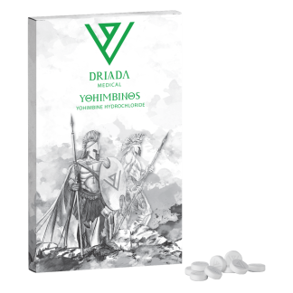 Yohimbinos 2.5 mg (Yohimbine Hydrochloride) – 100 Tabs