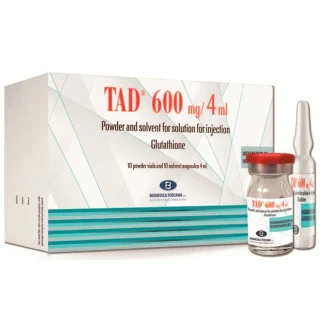 TAD-600 (Glutathione) – 600 mg/vial + water х 10 vials