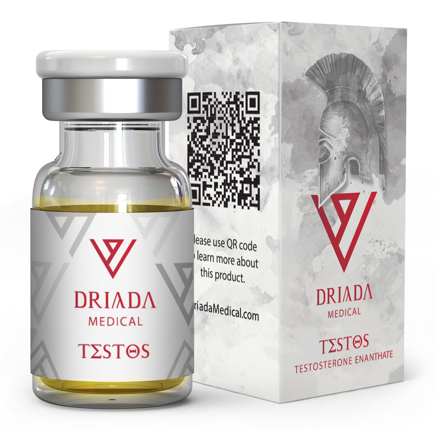 In tests 250 mg/ml (Testosterone Enanthate) 10ml vial